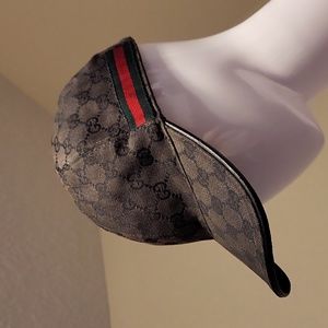 Gucci GG Canvas Baseball Hat Monogram Cap Web Logo
